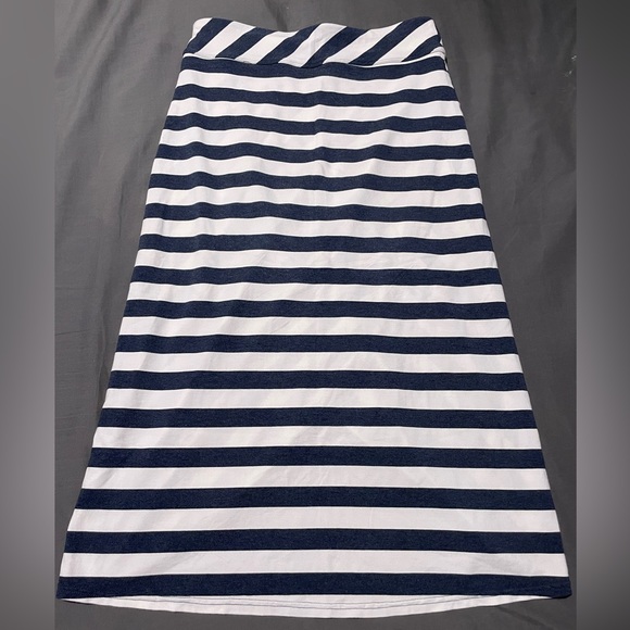 NWOT Athleta Stripe Maxi Skirt - Picture 2 of 4